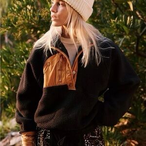 Free People Movement Hit The Slopes Colorblock Pullover